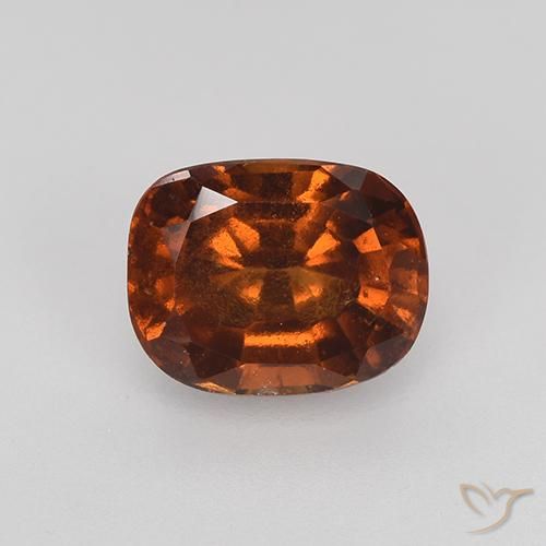1.89ct 天然 橙棕色 钙铝榴石, 软垫, VS