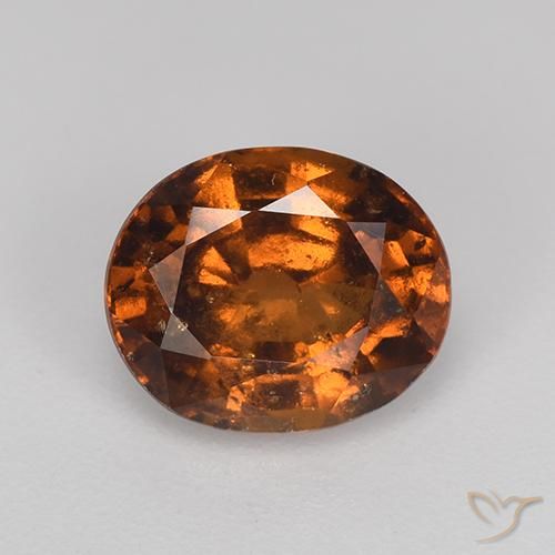 2.07ct 天然 琥珀橙 钙铝榴石, 椭圆形, VS-SI