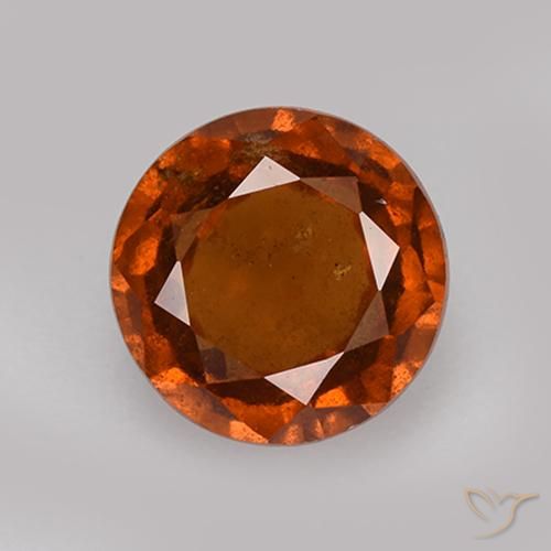 2.03ct 天然 深橙色 钙铝榴石, 圆形的, VS-SI