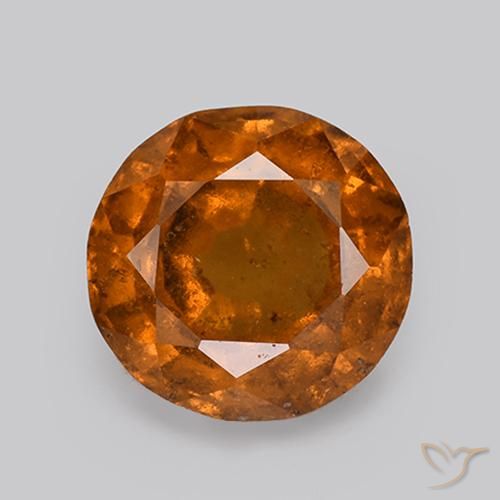 2.60ct 天然 深橙色 钙铝榴石, 圆形的, VS-SI