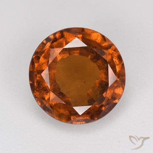 2.06ct 天然 深橙色 钙铝榴石, 圆形的, VS-SI