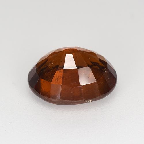 3.16克拉天然橙色桂榴石，椭圆形切割，9.5×7.9毫米，VS-SI