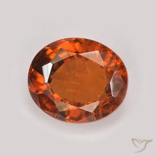 2.94ct 天然 火橙 钙铝榴石, 椭圆形, VS-SI