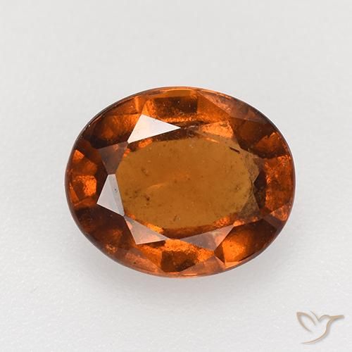 2.47ct 天然 深橙色 钙铝榴石, 椭圆形, VS-SI