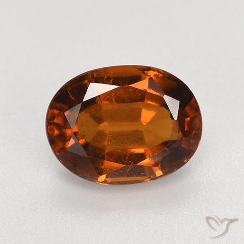 2.80ct 天然 中橙 钙铝榴石, 椭圆形, VS
