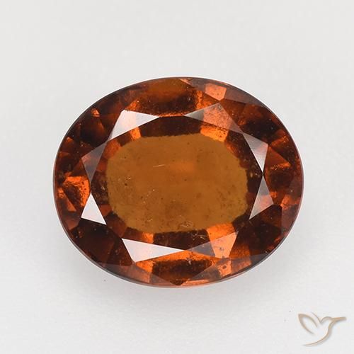 2.98ct 天然 深橙色 钙铝榴石, 椭圆形, VS-SI