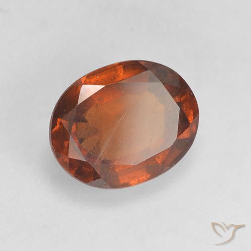 1.68ct 天然 中深橙色 钙铝榴石, 椭圆形, VS-SI