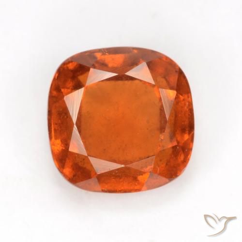 2.02ct 天然 深橙色 钙铝榴石, 软垫, VS