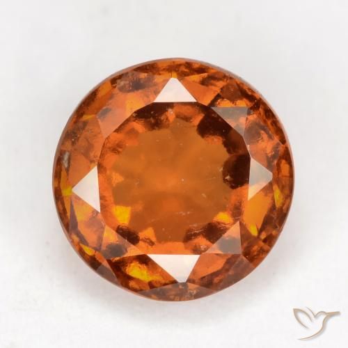 2.32ct 天然 中深橙色 钙铝榴石, 圆形的, VS-SI