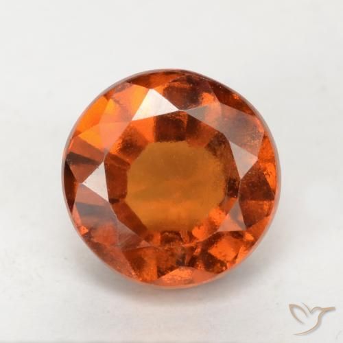 1.91ct 天然 中橙 钙铝榴石, 圆形的, VS