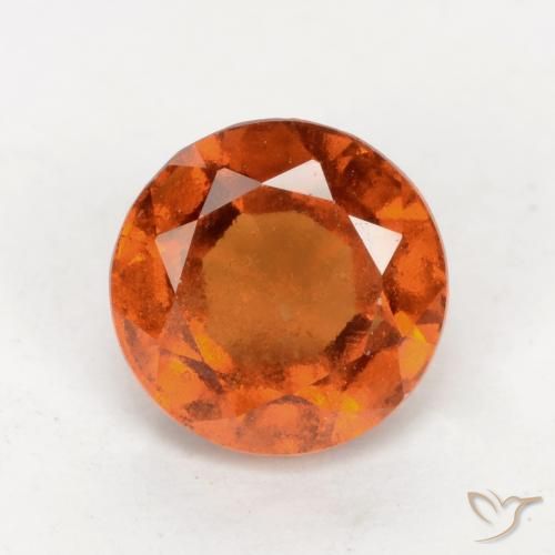 1.70ct 天然 深橙色 钙铝榴石, 圆形的, VS-SI