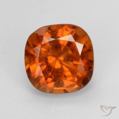 2.03ct 天然 火橙 钙铝榴石, 软垫, VS-SI