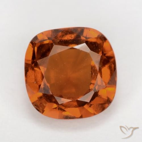 2.03ct 天然 深橙色 钙铝榴石, 软垫, VS-SI