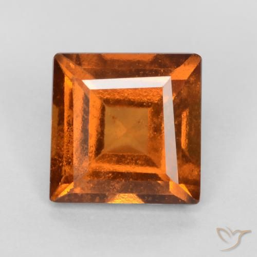 1.16ct 天然 中橙 钙铝榴石, 正方形, VS-SI