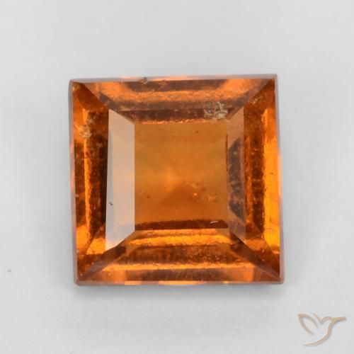 1.33ct 天然 深橙色 钙铝榴石, 正方形, VS-SI
