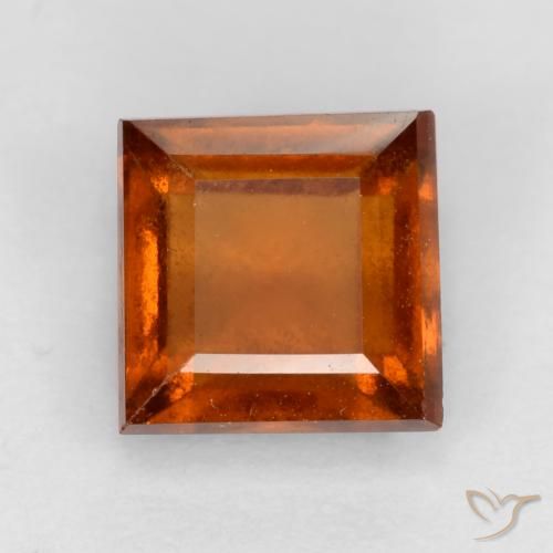 1.41ct 天然 琥珀橙 钙铝榴石, 正方形, VS-SI