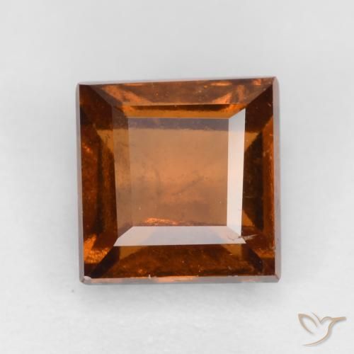 1.50ct 天然 琥珀橙 钙铝榴石, 正方形, VS