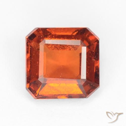 1.95ct 天然 中橙 钙铝榴石, 祖母绿式切割, VS-SI