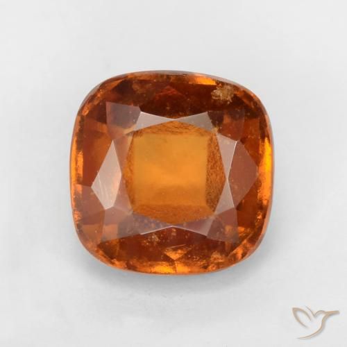 1.93ct 天然 深橙色 钙铝榴石, 软垫, VS-SI