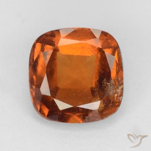 1.78ct 天然 红橙色 钙铝榴石, 软垫, SI