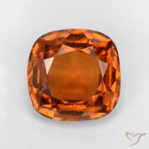 1.85ct 天然 深橙色 钙铝榴石, 软垫, VS