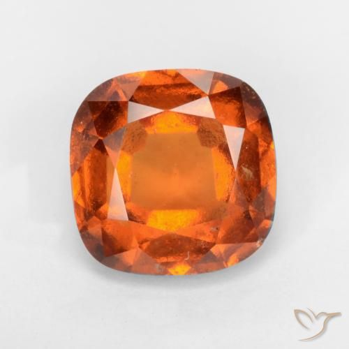 1.78ct 天然 深橙色 钙铝榴石, 软垫, VS-SI