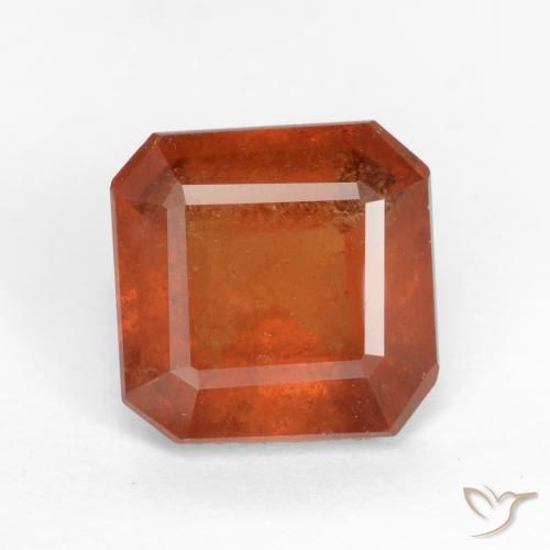 2.05ct 天然 中橙 钙铝榴石, 祖母绿式切割, SI