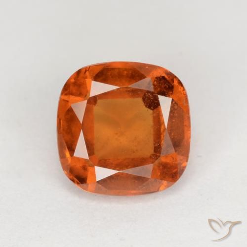 1.72ct 天然 琥珀橙 钙铝榴石, 软垫, VS-SI
