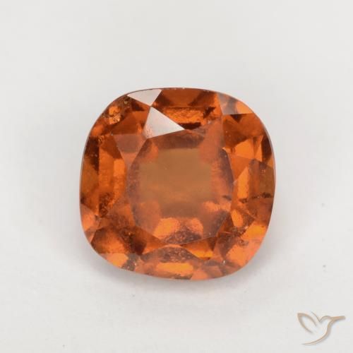 1.88ct 天然 中深橙色 钙铝榴石, 软垫, VS-SI