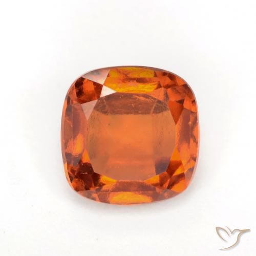 1.94ct 天然 深橙色 钙铝榴石, 软垫, VS