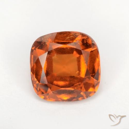 1.95ct 天然 深橙色 钙铝榴石, 软垫, SI