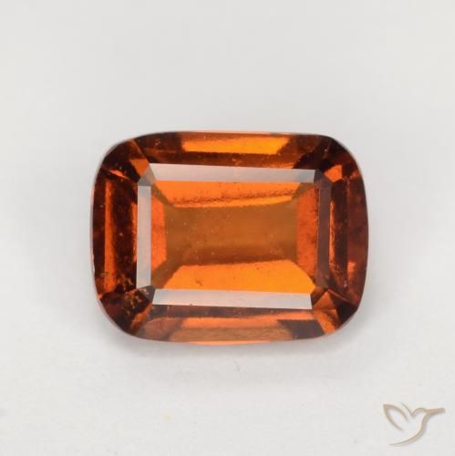 2.09ct 天然 中橙 钙铝榴石, 软垫, VS