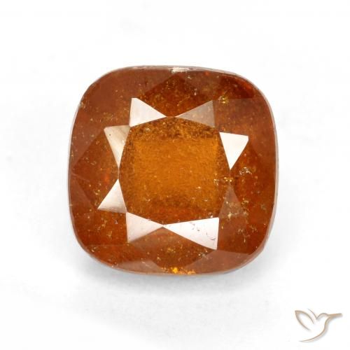2.48ct 天然 琥珀橙 钙铝榴石, 软垫, SI