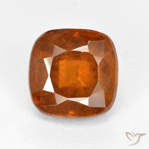 2.29ct 天然 中深橙色 钙铝榴石, 软垫, VS-SI