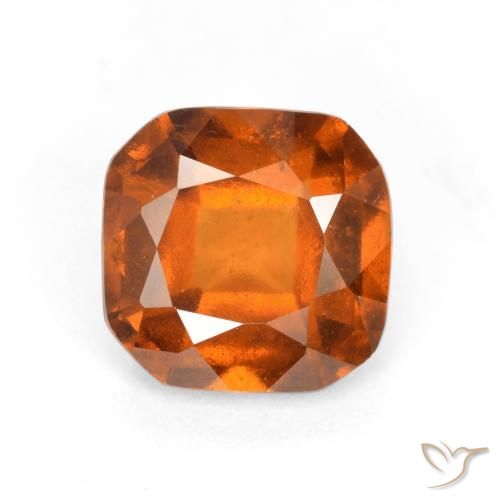 1.65ct 天然 深橙色 钙铝榴石, 祖母绿式切割, VS-SI
