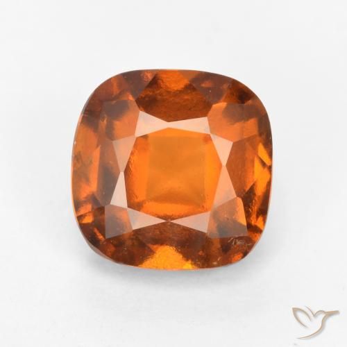 2.24ct 天然 中深橙色 钙铝榴石, 软垫, VS