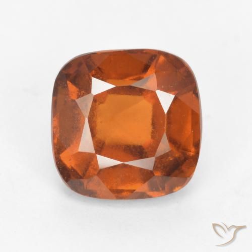 2.07ct 天然 红橙色 钙铝榴石, 软垫, VS-SI