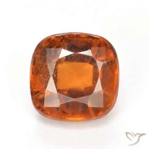 2.41ct 天然 深橙色 钙铝榴石, 软垫, VS-SI