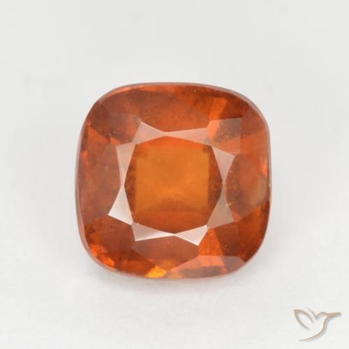 2.07ct 天然 深橙色 钙铝榴石, 软垫, SI