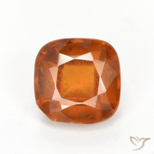 2.07ct 天然 深橙色 钙铝榴石, 软垫, VS-SI
