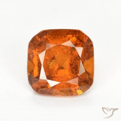 1.33ct 天然 中橙 钙铝榴石, 祖母绿式切割, SI