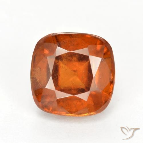 2.51ct 天然 琥珀橙 钙铝榴石, 软垫, VS-SI