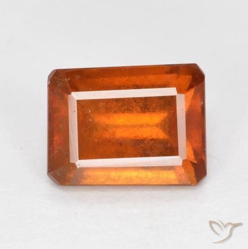 1.93ct 天然 深橙色 钙铝榴石, 祖母绿式切割, SI