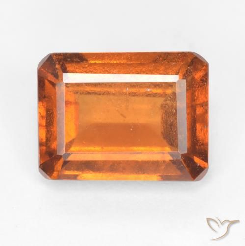 1.90ct 天然 深橙色 钙铝榴石, 祖母绿式切割, SI