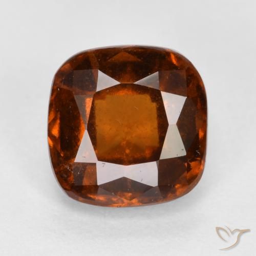 2.00ct 天然 红橙色 钙铝榴石, 软垫, VS-SI