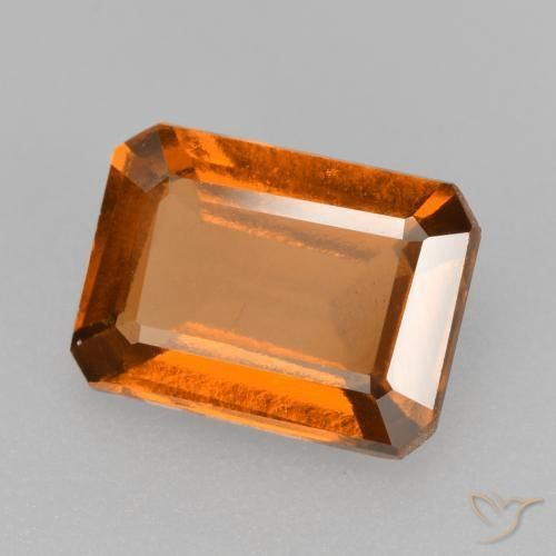 1.84ct 天然 中橙 钙铝榴石, 祖母绿式切割, VS-SI