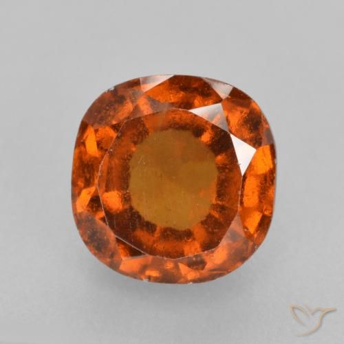 2.08ct 天然 红橙色 钙铝榴石, 软垫, VS-SI