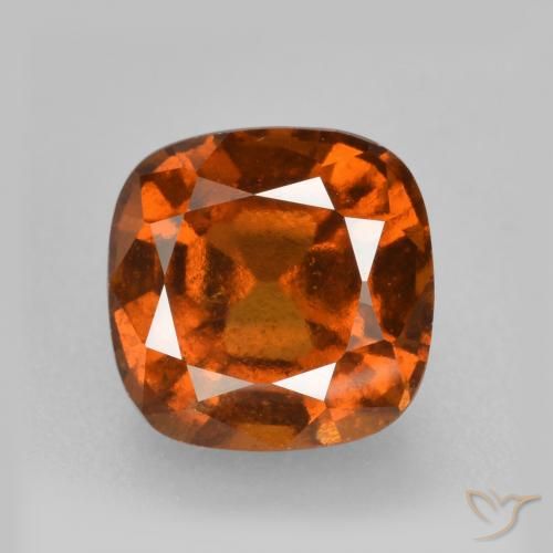 2.16ct 天然 深橙色 钙铝榴石, 软垫, VS-SI