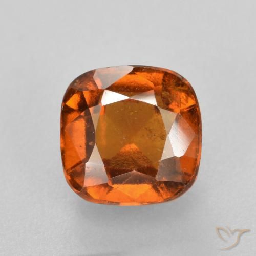 2.07ct 天然 深橙色 钙铝榴石, 软垫, SI