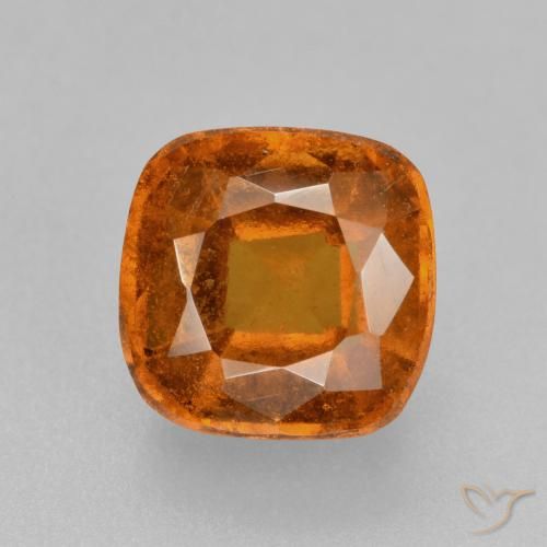 2.29ct 天然 红橙色 钙铝榴石, 软垫, VS-SI